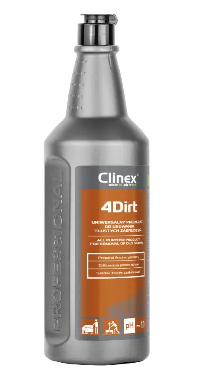 CLINEX 4DIRT 1L odtłuszczacz do silnych zabrudzeń
