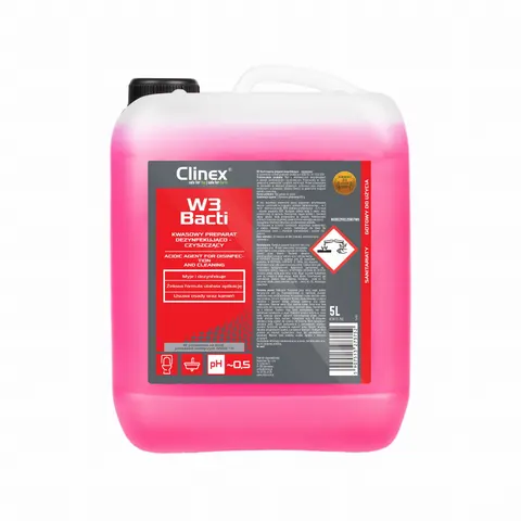 CLINEX W3 BACTI 5L płyn dezynfekująco-czyszczący do wc
