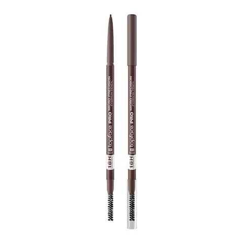Pro Micro Precision Eyebrow Pencil - Topface Precyzyjna Kredka do Brwi ze Szczoteczką