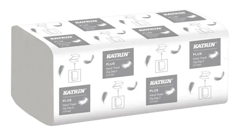 35311 Katrin Plus Hand Towel Zig Zag 2 Handy Pack