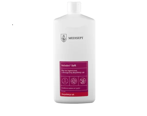 VELODES SOFT 1l płyn do dezynfekcji rąk