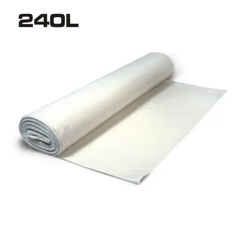 Worki 240L bezbarwne 10 sztuk