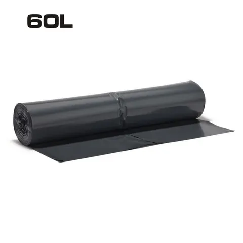 Worki na odpady 60L czarne 50 sztuk