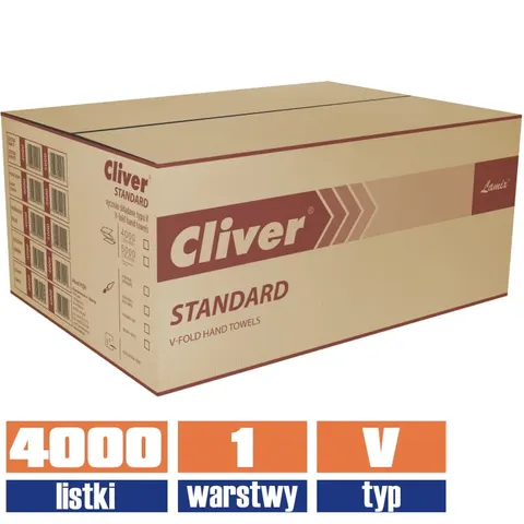 2189 LAMIX ręcznik zz standard 1w 40g/m2 szary 4000 listków