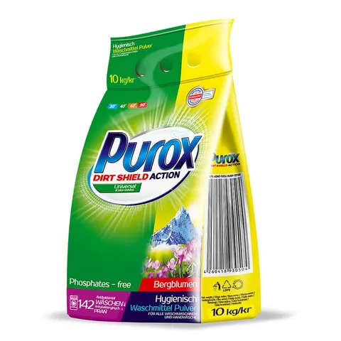 Proszek do prania Purox 10kg uniwersalny 142 prania