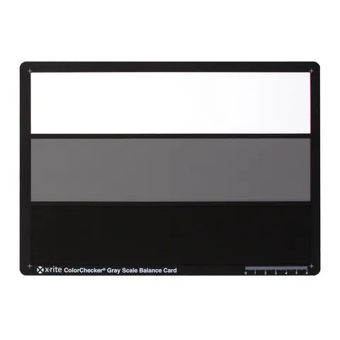 Wzorzec X-RITE ColorChecker Grey Scale Balance Card (3 stopniowy)