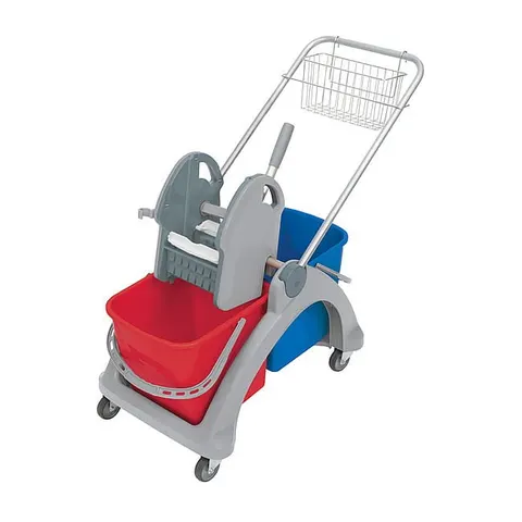 SPLAST wózek wiadro 2x25L + koszyk na akcesoria