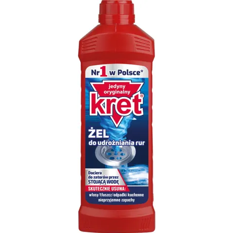 KRET żel do udrażniania rur 1kg