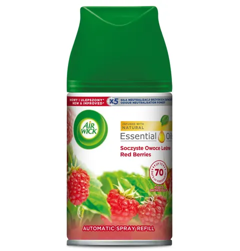 AIR WICK FRESHMATIC wkład 250ml SOCZYSTE OWOCE LEŚNE