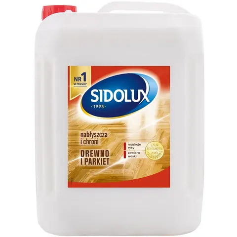 SIDOLUX pasta ochrona i połysk drewno i parkiet 5L