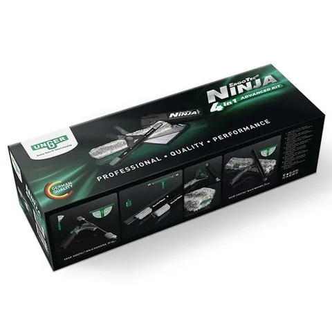 UNGER ErgoTec Ninja 4w1 zestaw do mycia okien