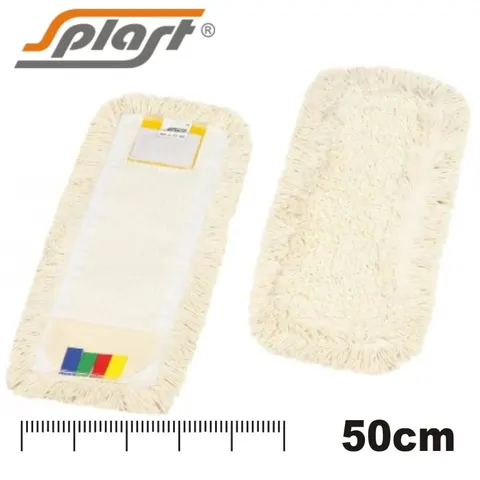 SPLAST mop płaski z "taśmą" bawełna 50 cm