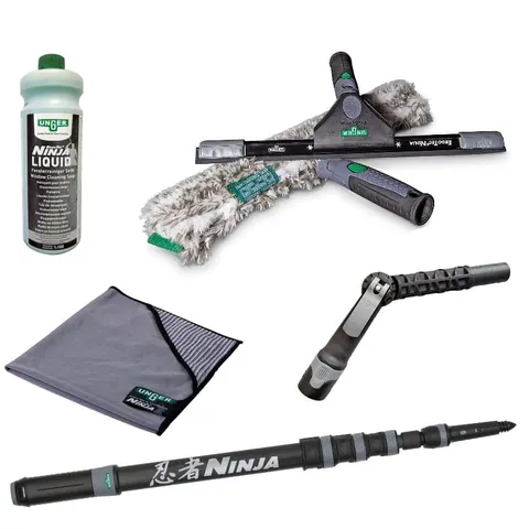 UNGER ErgoTec Ninja CARBON 6w1 zestaw do mycia okien