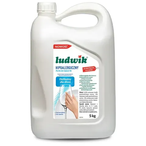 LUDWIK płyn do naczyń 5L Hipoalergiczny