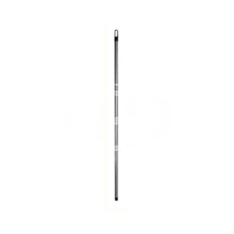 Kij metalowy alu chrom z gwintem 130cm