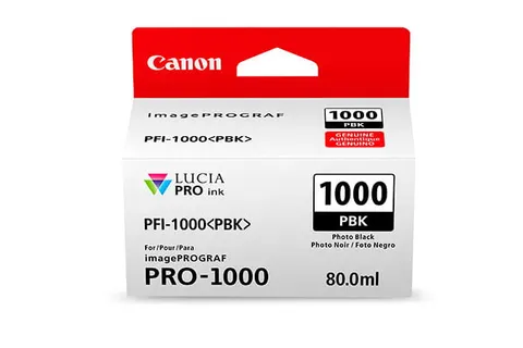 Tusz CANON PFI-1000 PBK – czarny (80 ml)