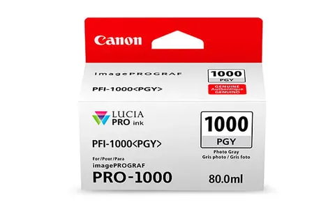 Tusz CANON PFI-1000 PGY – jasny szary (80 ml)