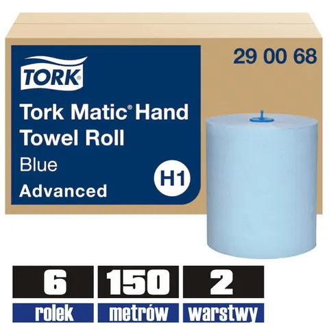 290068 TORK H1 ręcznik systemowy niebieski 150mb / 6 sztuk