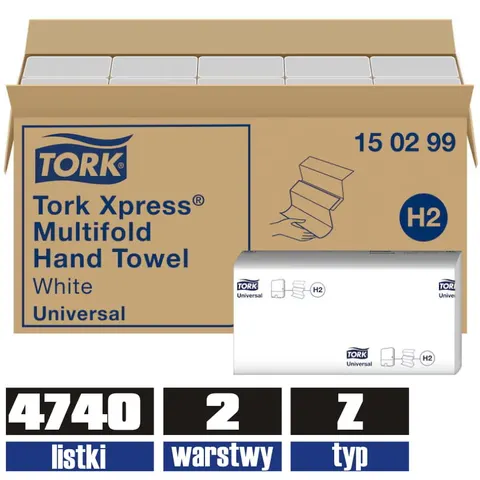 150299 TORK H2 ręcznik xpress Z 4740 listków
