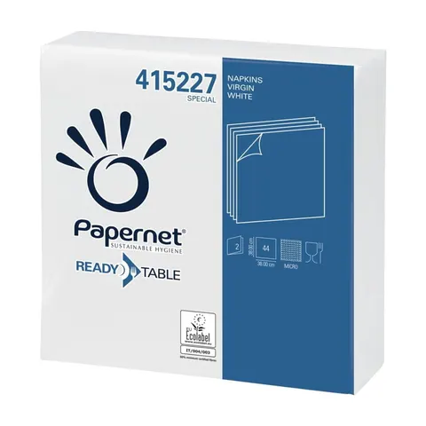PAPERNET serwetka Punta 38x38 2w biała 44 sztuki