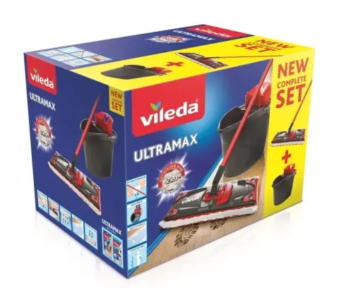 VILEDA BOX ULTRAMAX zestaw z mopem płaskim