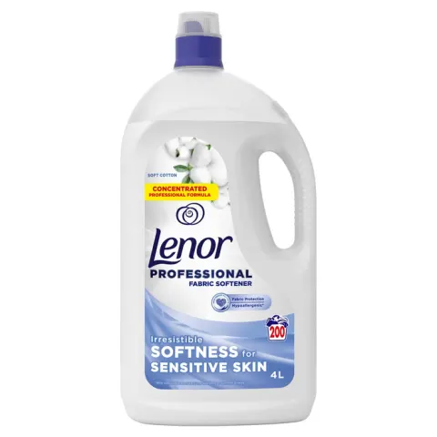 LENOR Professional Soft Cotton 4L/200prań płyn do płukania