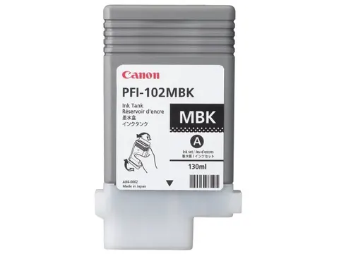 Tusz CANON PFI-102 MBK - czarny matowy (130 ml)