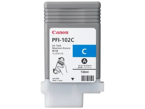 Tusz CANON PFI-102 C - błękitny (130 ml)