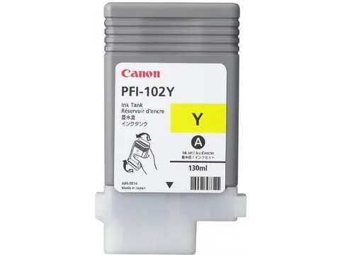 Tusz CANON PFI-102 Y - żółty (130 ml)