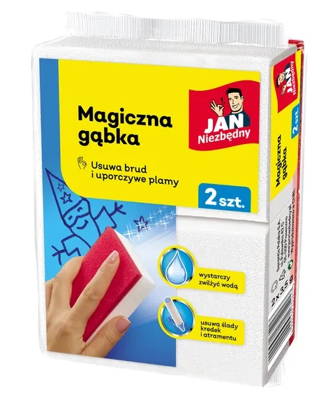 JAN NIEZBĘDNY Magiczna Gąbka 3D 2sztuki