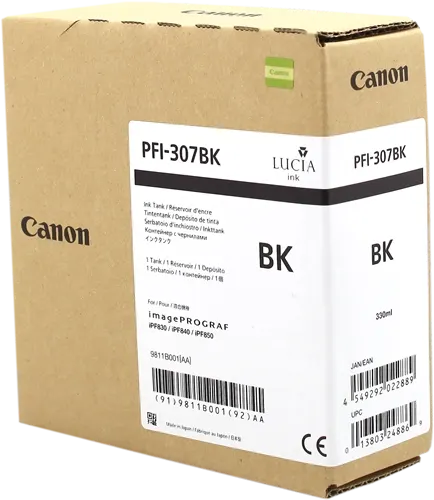 Tusz CANON PFI-307 PBK - czarny (330 ml)