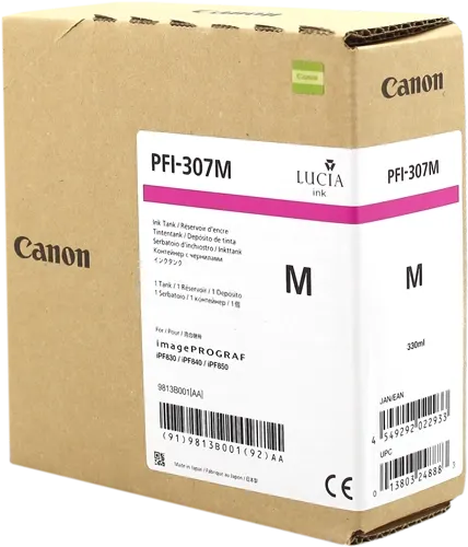 Tusz CANON PFI-307 M - purpurowy (330 ml)