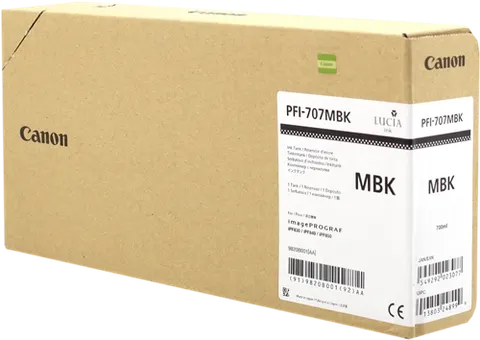 Tusz CANON PFI-707 MBK - czarny matowy (700 ml)