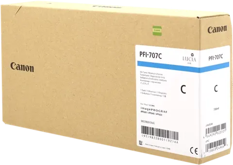 Tusz CANON PFI-707 C - błękitny (700 ml)