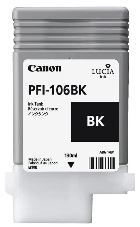 Tusz CANON PFI-106 PBK - czarny (130 ml)