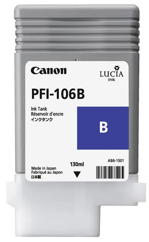 Tusz CANON PFI-106 B - niebieski (130 ml)