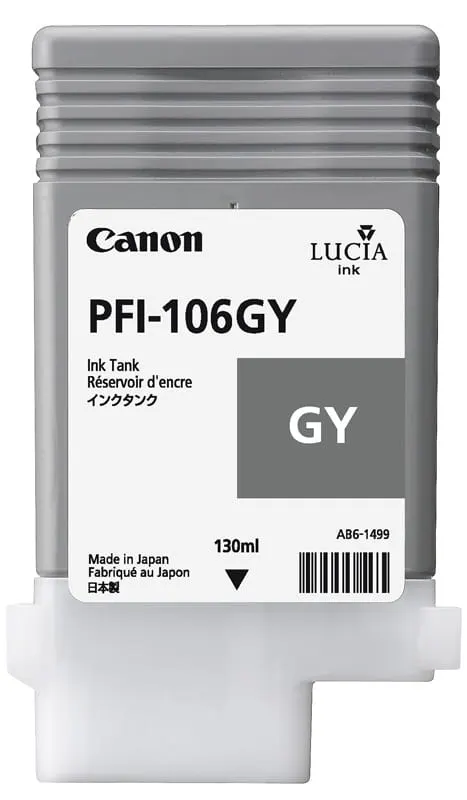 Tusz CANON PFI-106 GY - szary (130 ml)