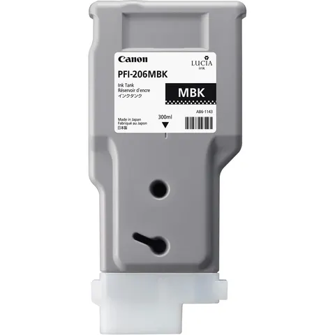 Tusz CANON PFI-206 MBK - czarny matowy (300 ml)