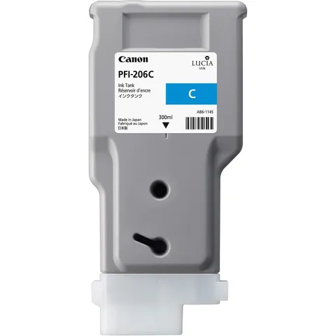 Tusz CANON PFI-206 C - błękitny (300 ml)
