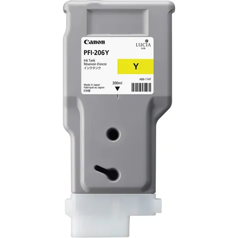 Tusz CANON PFI-206 Y - żółty (300 ml)