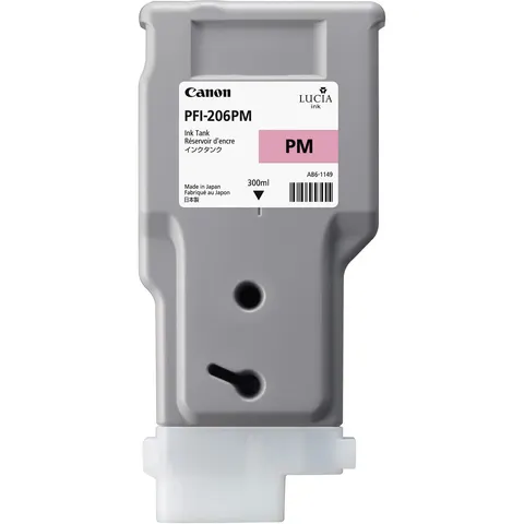 Tusz CANON PFI-206 PM - jasny purpurowy (300 ml)