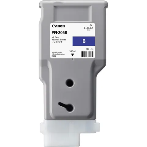 Tusz CANON PFI-206 B - niebieski (300 ml)