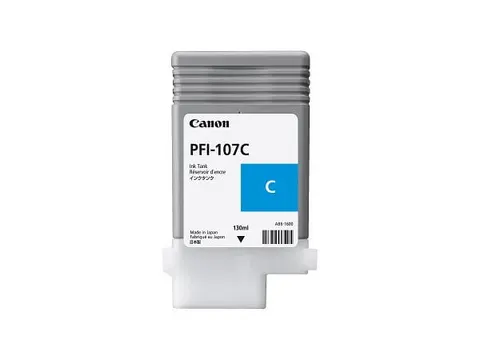 Tusz CANON PFI-107 C - błękitny (130 ml)
