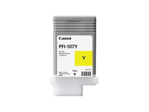 Tusz CANON PFI-107 Y - żółty (130 ml)