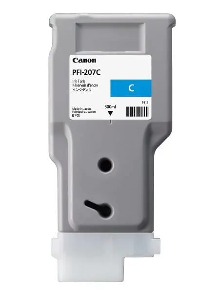 Tusz CANON PFI-207 C - błękitny (300 ml)