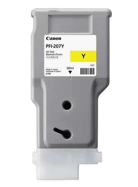 Tusz CANON PFI-207 Y - żółty (300 ml)