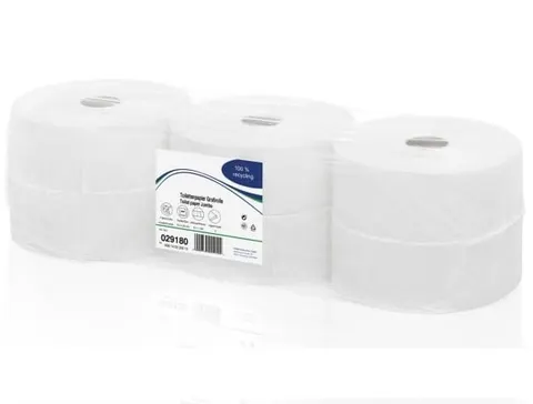 Papier toaletowy Maxi Jumbo WEPA biały 25cm a'6