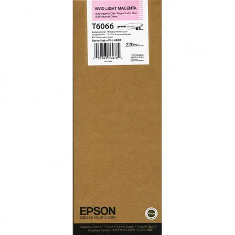 Tusz EPSON T606C LM – jasny purpurowy (220 ml)