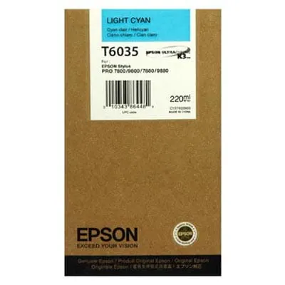 Tusz EPSON T6035 LC – jasny błękitny (220 ml)