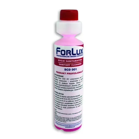 Preparat do mycia codziennego sanitariatów - ForLux SCD001 0,25L z dozownikiem